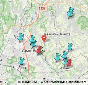 Mappa Viale J. e R. Kennedy, 20845 Besana in Brianza MB, Italia (4.44692)