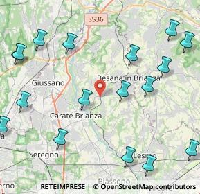 Mappa Viale J. e R. Kennedy, 20845 Besana in Brianza MB, Italia (6.027)