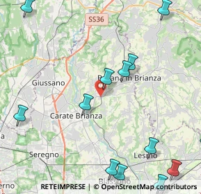 Mappa Viale J. e R. Kennedy, 20845 Besana in Brianza MB, Italia (6.07357)