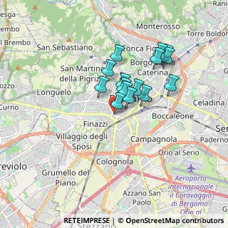 Mappa Via Andrea Previtali, 24100 Bergamo BG, Italia (1.314)