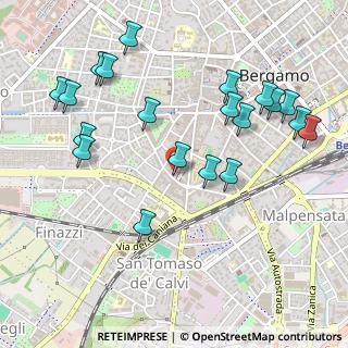Mappa Via Andrea Previtali, 24100 Bergamo BG, Italia (0.5675)