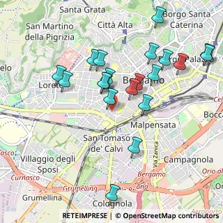 Mappa Via Andrea Previtali, 24100 Bergamo BG, Italia (0.993)