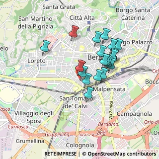 Mappa Via Andrea Previtali, 24100 Bergamo BG, Italia (0.7135)