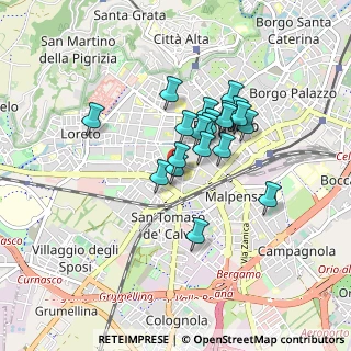 Mappa Via Andrea Previtali, 24100 Bergamo BG, Italia (0.6395)