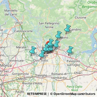 Mappa Via Andrea Previtali, 24100 Bergamo BG, Italia (7.2775)