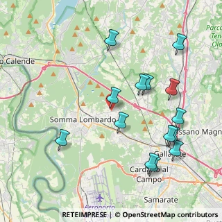 Mappa Via A. Porraneo, 21010 Arsago Seprio VA, Italia (4.36071)