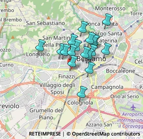 Mappa Via Giosuè Carducci, 24127 Bergamo BG, Italia (1.23778)