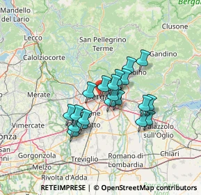 Mappa Bergamo, 24127 Bergamo BG, Italia (10.139)