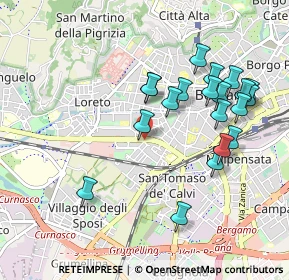 Mappa Bergamo, 24127 Bergamo BG, Italia (0.967)