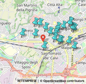 Mappa Bergamo, 24127 Bergamo BG, Italia (0.844)