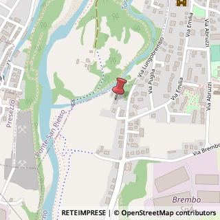 Mappa Via Lungobrembo, 10, 24035 Curno, Bergamo (Lombardia)