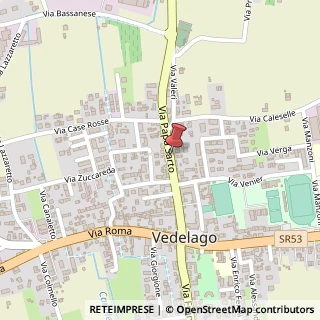 Mappa Via Papa Sarto, 30, 31050 Vedelago, Treviso (Veneto)