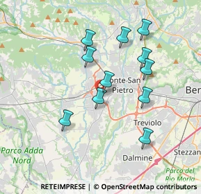 Mappa Via Volga, 24030 Presezzo BG, Italia (3.33273)