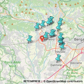 Mappa Via Volga, 24030 Presezzo BG, Italia (3.26813)