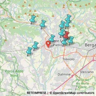 Mappa Via Volga, 24030 Presezzo BG, Italia (3.47923)