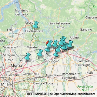 Mappa Via Volga, 24030 Presezzo BG, Italia (10.03333)