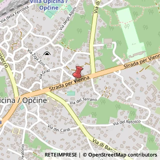 Mappa Strada per Vienna, 15, 34151 Trieste, Trieste (Friuli-Venezia Giulia)