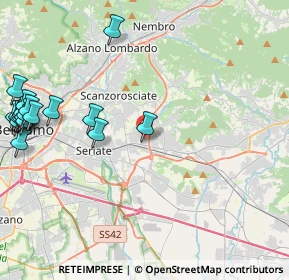 Mappa Via palazzo, 24061 Albano Sant'Alessandro BG, Italia (5.927)