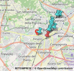 Mappa Bergamo - Citta Mercato - Pensilina AGIP, 24127 Bergamo BG, Italia (1.67909)