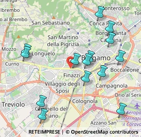 Mappa Bergamo - Citta Mercato - Pensilina AGIP, 24127 Bergamo BG, Italia (2.19)