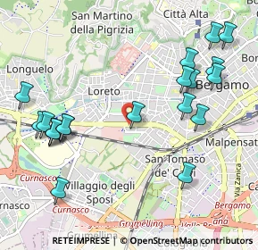 Mappa Bergamo - Citta Mercato - Pensilina AGIP, 24127 Bergamo BG, Italia (1.2015)