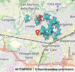 Mappa Bergamo - Citta Mercato - Pensilina AGIP, 24127 Bergamo BG, Italia (0.67)