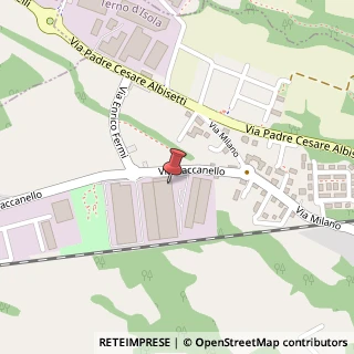 Mappa Via Baccanello, 1/B, 24030 Cantù, Como (Lombardia)