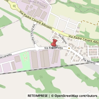 Mappa Via Baccanello, 1A, 24030 Terno d'Isola, Bergamo (Lombardia)