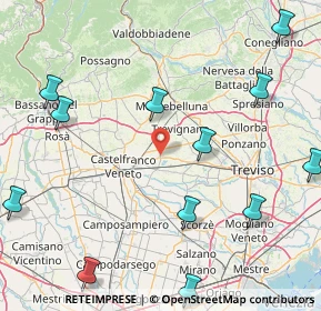 Mappa 31050 Vedelago TV, Italia (22.3)