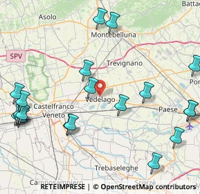 Mappa 31050 Vedelago TV, Italia (10.829)