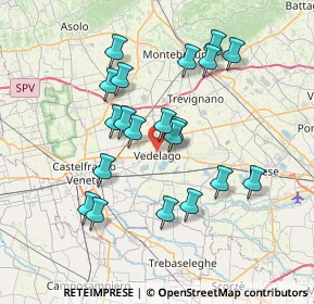 Mappa 31050 Vedelago TV, Italia (6.728)