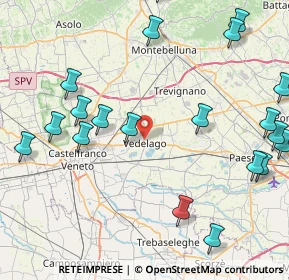 Mappa 31050 Vedelago TV, Italia (10.863)