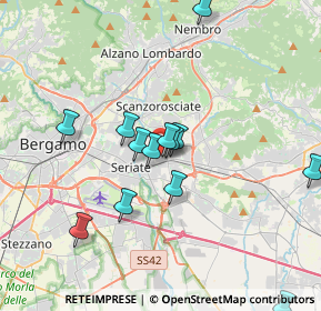 Mappa Viale Pino Longhi, 24066 Pedrengo BG, Italia (3.88429)