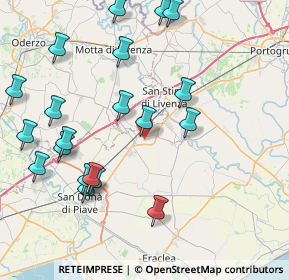 Mappa Via Rivacanzana di Sopra, 30022 Ceggia VE, Italia (9.256)