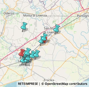 Mappa Via Rivacanzana di Sopra, 30022 Ceggia VE, Italia (7.25833)