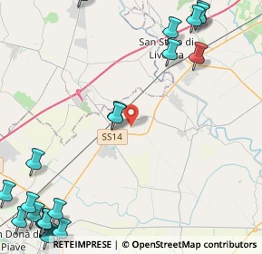 Mappa Via Rivacanzana di Sopra, 30022 Ceggia VE, Italia (6.795)