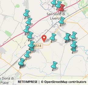 Mappa Via Rivacanzana di Sopra, 30022 Ceggia VE, Italia (4.4945)