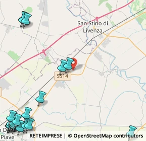 Mappa Via Rivacanzana di Sopra, 30022 Ceggia VE, Italia (7.752)