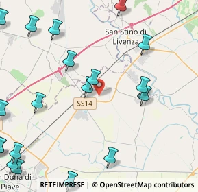 Mappa Via Rivacanzana di Sopra, 30022 Ceggia VE, Italia (6.281)
