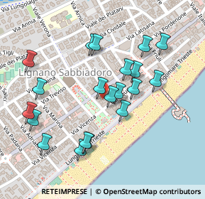 Mappa Via Aquileia, 33054 Lignano Sabbiadoro UD, Italia (0.2325)