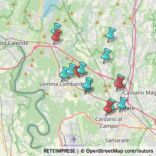 Mappa Via Alessandro Volta, 21010 Arsago Seprio VA, Italia (3.55071)