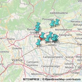 Mappa Mottinello-Nuovo, 36028 Rossano Veneto VI, Italia (8.78091)
