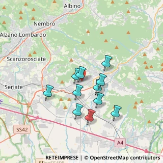 Mappa Via dei Ciliegi, 24060 San Paolo d'Argon BG, Italia (2.86727)