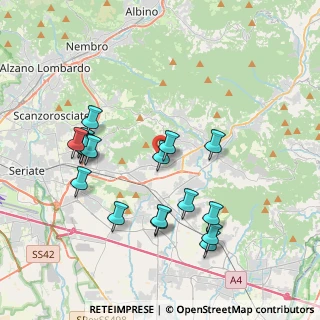 Mappa Via dei Ciliegi, 24060 San Paolo d'Argon BG, Italia (3.91059)