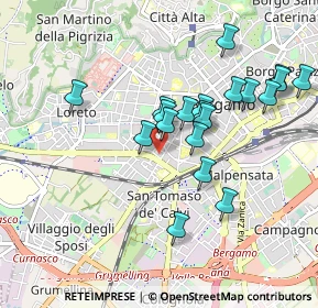 Mappa Via Bernardo Zenale, 24127 Bergamo BG, Italia (0.8525)