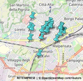 Mappa Via Bernardo Zenale, 24127 Bergamo BG, Italia (0.6505)