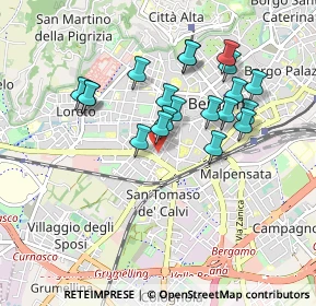 Mappa Via Bernardo Zenale, 24127 Bergamo BG, Italia (0.8025)