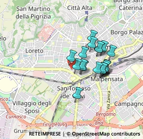 Mappa Via Bernardo Zenale, 24127 Bergamo BG, Italia (0.67)