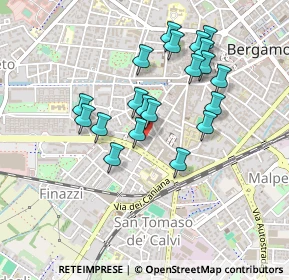 Mappa Via Bernardo Zenale, 24127 Bergamo BG, Italia (0.406)