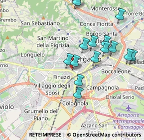 Mappa Via Bernardo Zenale, 24127 Bergamo BG, Italia (1.91267)